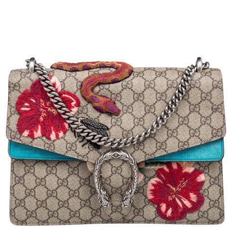 gucci bag with snake|gucci dionysus embroidered shoulder bag.